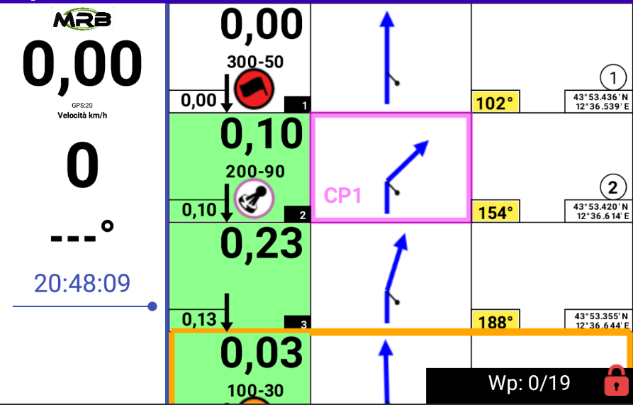 Waypoint screen 1